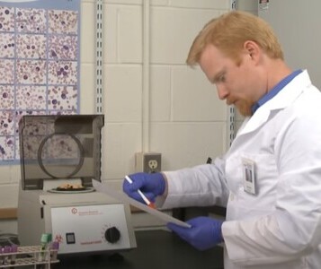 Клиника лечения наркозависимости в Лоо Врач в кабинете клиники